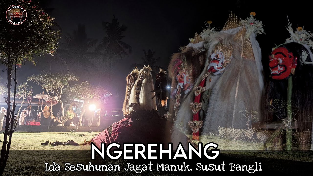 Ngerehang Ida Sesuhuan Jagat Manuk Ring Setra Adat Manuk Susut Bangli