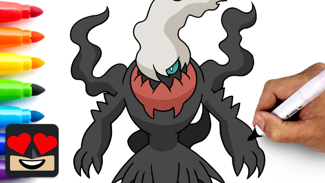 How To Draw Darkrai | Beginner Drawing Tutorial (Step-by-Step)