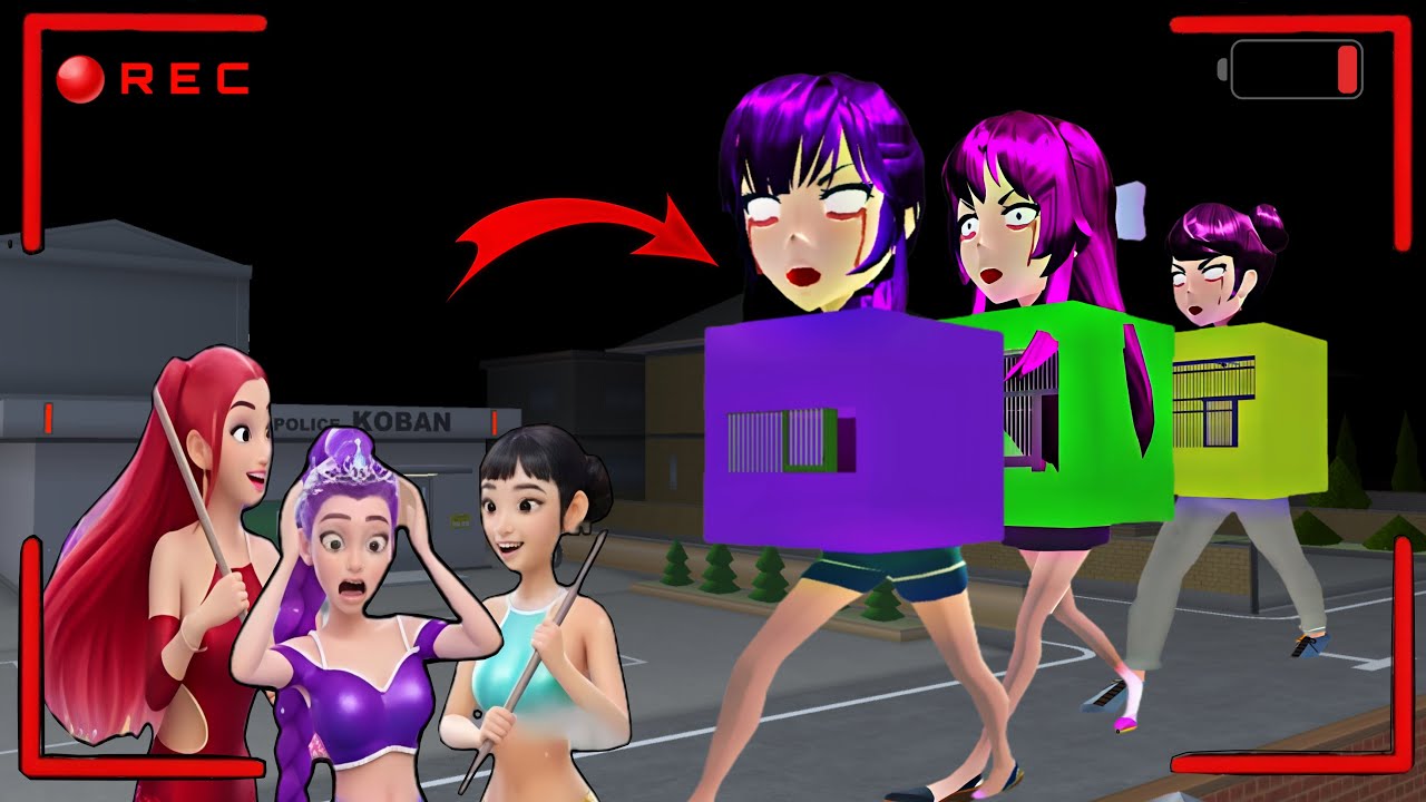 Mio Yuta Panik Setelah CCTV Merekam Pemburu Iblis Kpop Rumi Mira & Zoey 😱 | Sakura School Simulator 