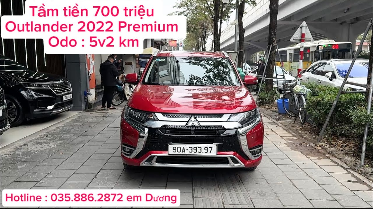 Tầm tiền 700 triệu #mitsubishi #Outlander 2022 #Premium . Odo : 5v2 km #oto #xuhuong 