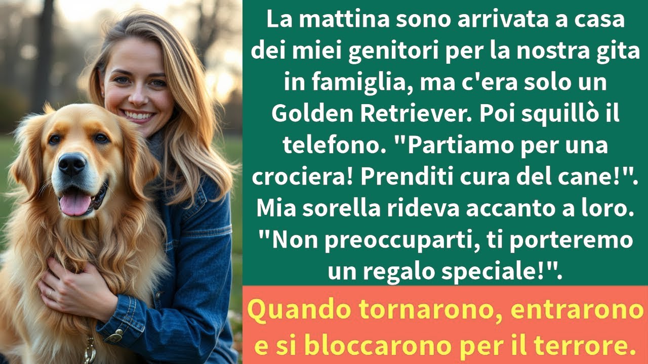 La mattina sono arrivata a casa dei miei genitori per la nostra gita in famiglia, ma c'era solo un