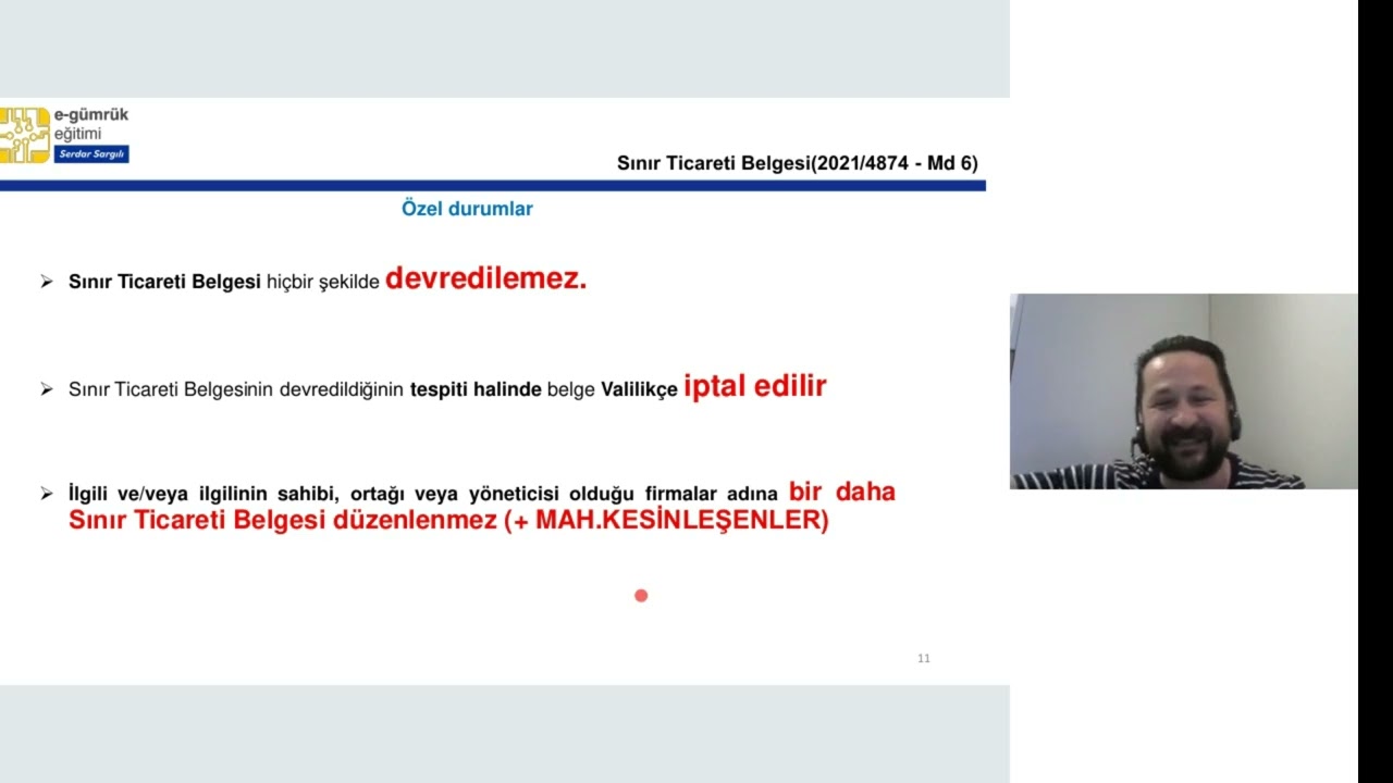 GM-GMY sınavları için Konumuz: Sınır Ticareti