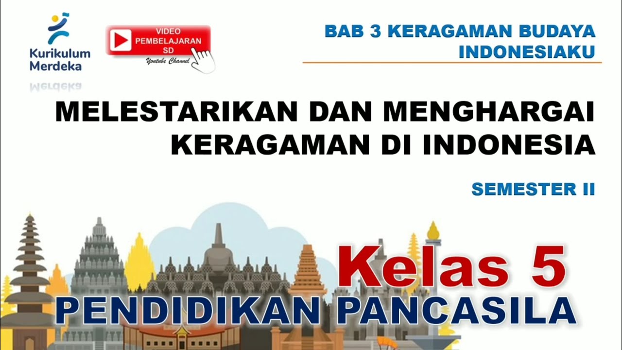Melestarikan dan Menghargai Keragaman di Indonesia - Pendidikan Pancasila Kelas 5 Semester 2