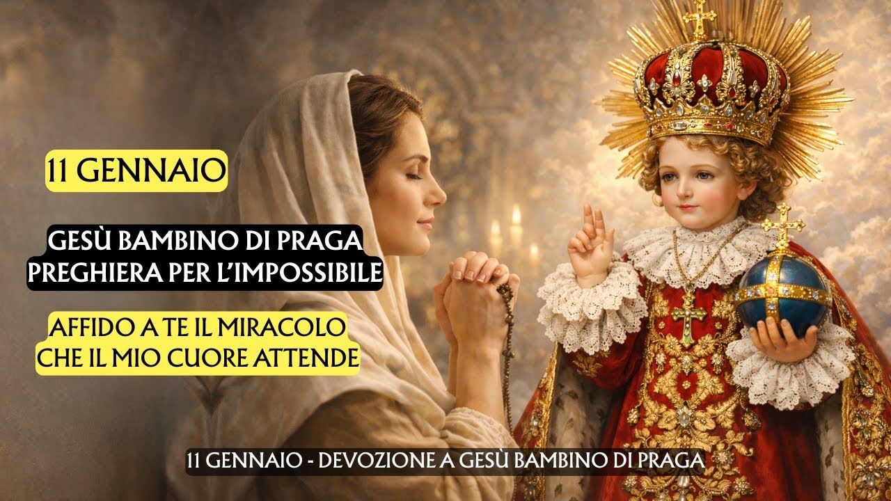 GESÙ BAMBINO DI PRAGA | Preghiera per l'impossibile | Affido a te il miracolo che attendo