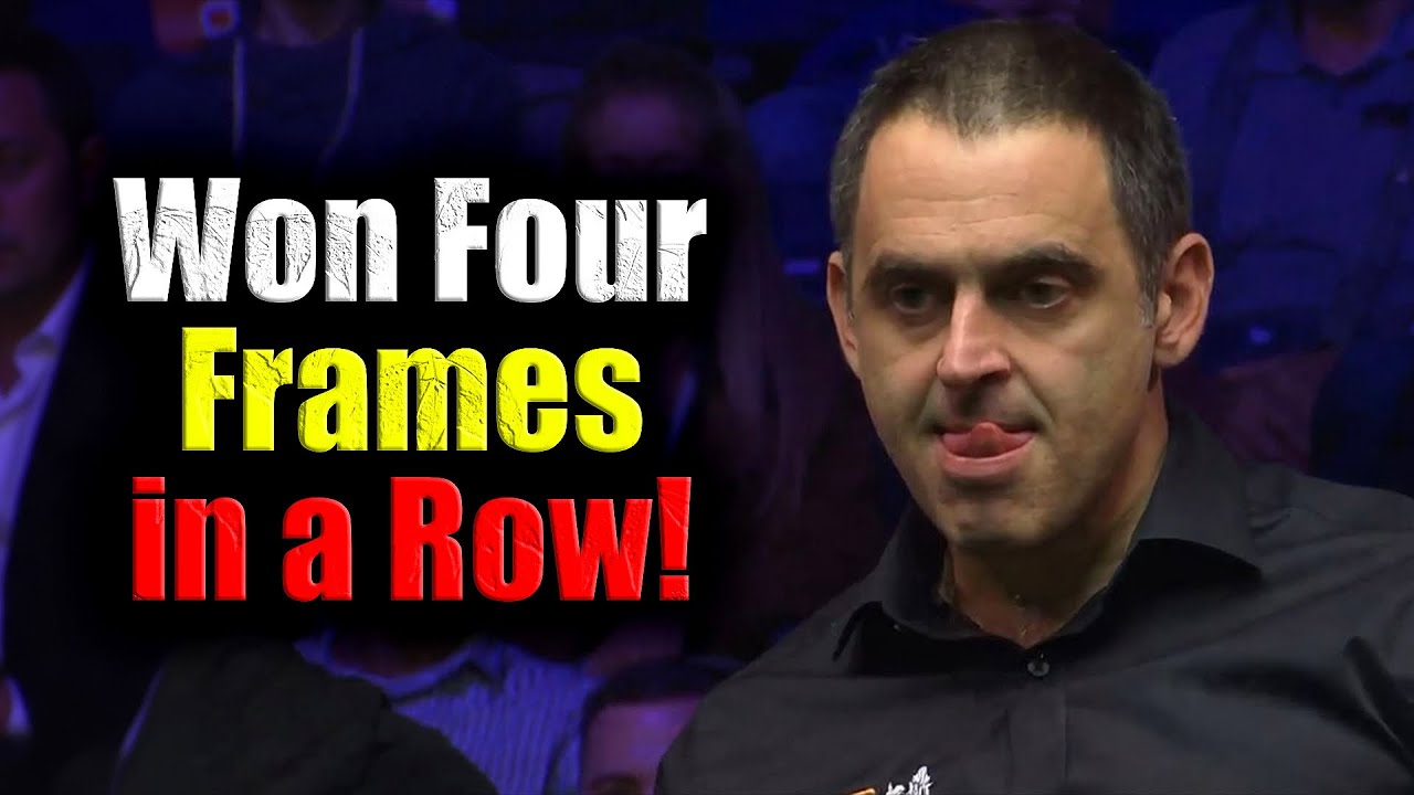 Ronnie O'Sullivan's Opponent Had Enough Only For One Frame!