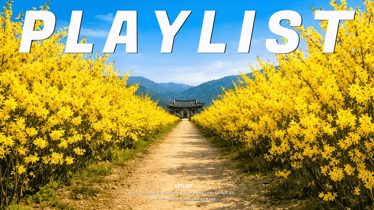 [9시간] 일상으로 돌아가기 전 🕯️ 마음을 차분히 정돈해주는 고요한 기타 연주  #playlist #bgm #music