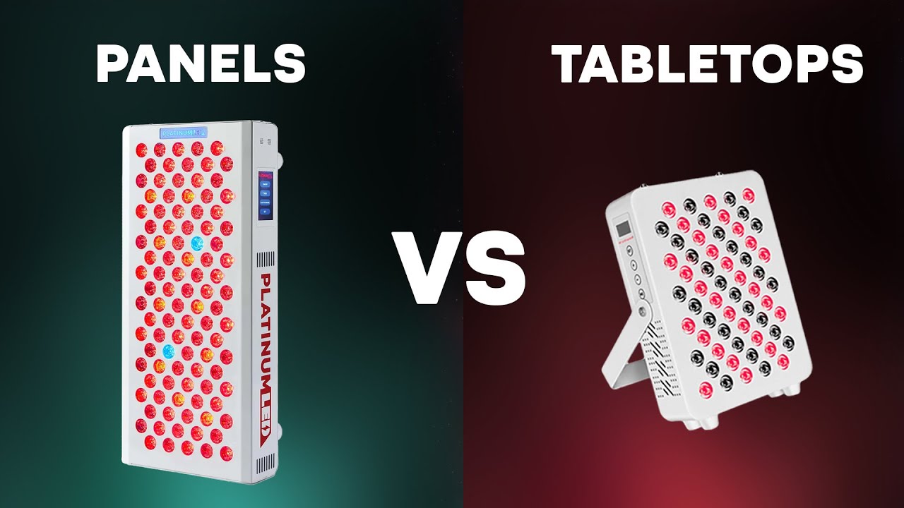 Tabletop vs Body Panels: Which Red Light Therapy Size?