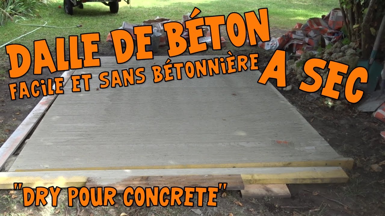 TEST : Dalle de b&eacute;ton &agrave; sec 