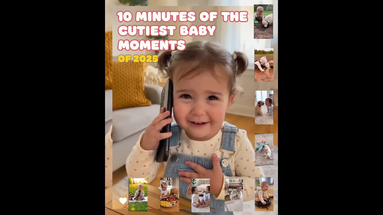 10 Minutes of the Cutest Baby Moments Ever 😍 | Heart-Melting Baby Compilation 2025