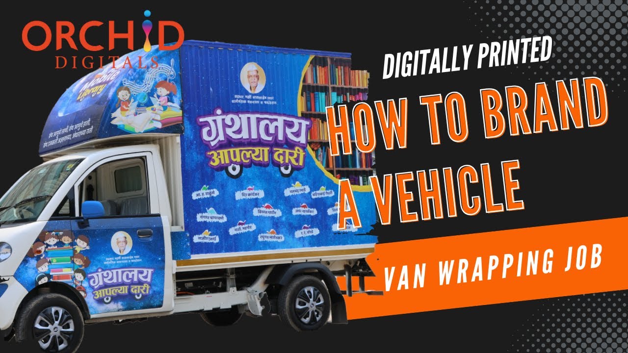 How to Brand a Vehicle With Custom Designs? See at Vehicle Vinyl Project Processed in a Print Shop
