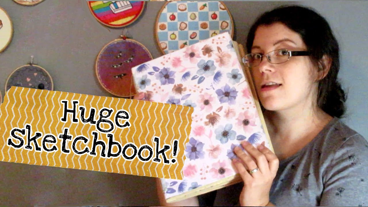 Making my own 600 Page Sketchbook! [TUTORIAL]