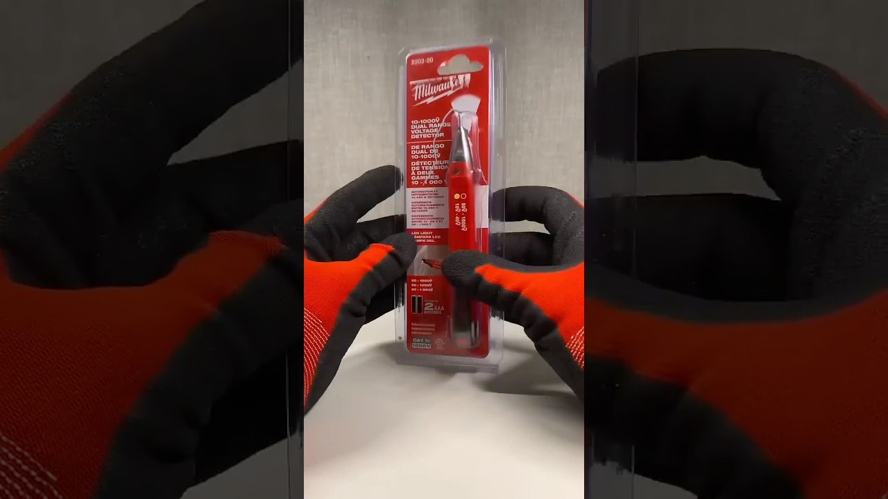Бесконтактный тестер напряжения #milwaukee 220320 #tools  #инструмент #электрика #electrician #обзор