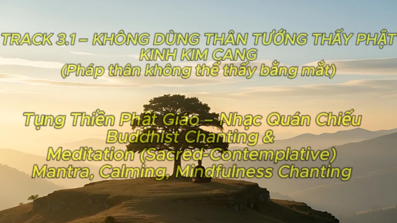 🌿3.1 KHÔNG DÙNG THÂN TƯỚNG THẤY PHẬT-KINH KIM CANG CHANTING CALMING MINDFULNESS -Thiền Quán Chiếu