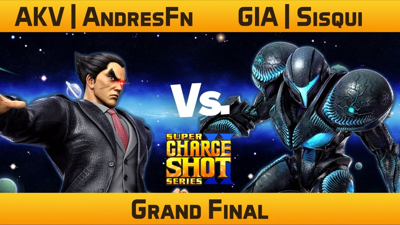 Super Charge Shot Series II - Grand Final - AKV | AndresFn (Kazuya) VS GIA | Sisqui (Dark Samus)