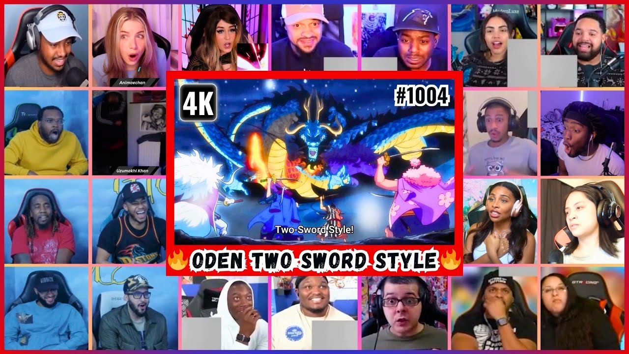 🔥🔥 30+ Reactors AKAZAYA NINE VS KAIDO Mega Reaction Mashup | One Piece Episode 1004 Reaction Mashup