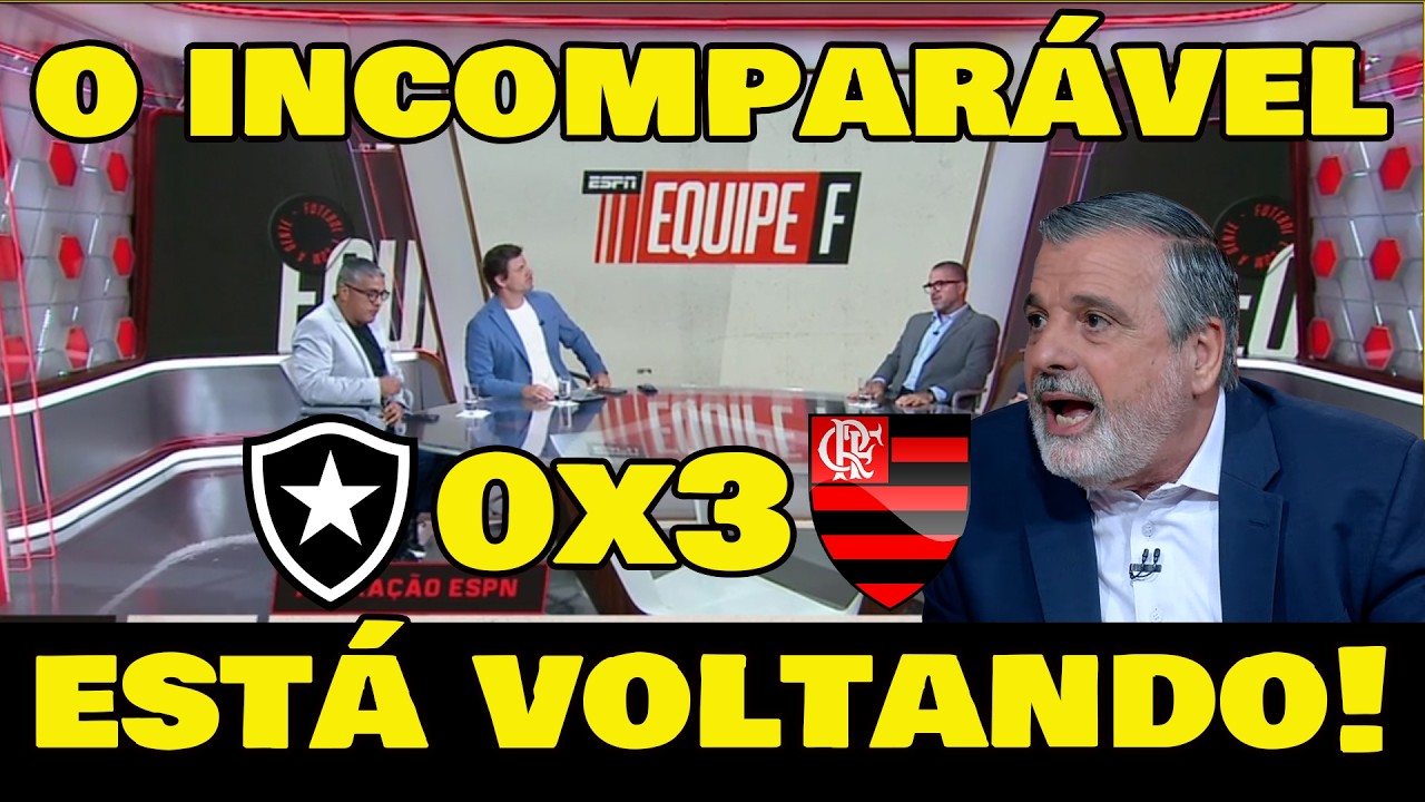 OLHA O QUE PASCOAL FALOU DO MENGÃO... BOTAFOGO 0x3 FLAMENGO BRASILEIRÃO.