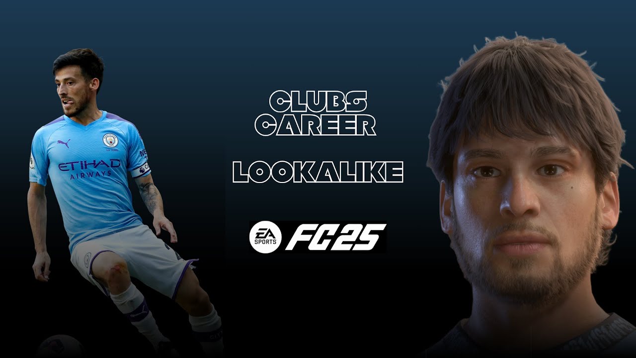 David Silva Lookalike - EA FC 25 - TUTORIAL Face Creation