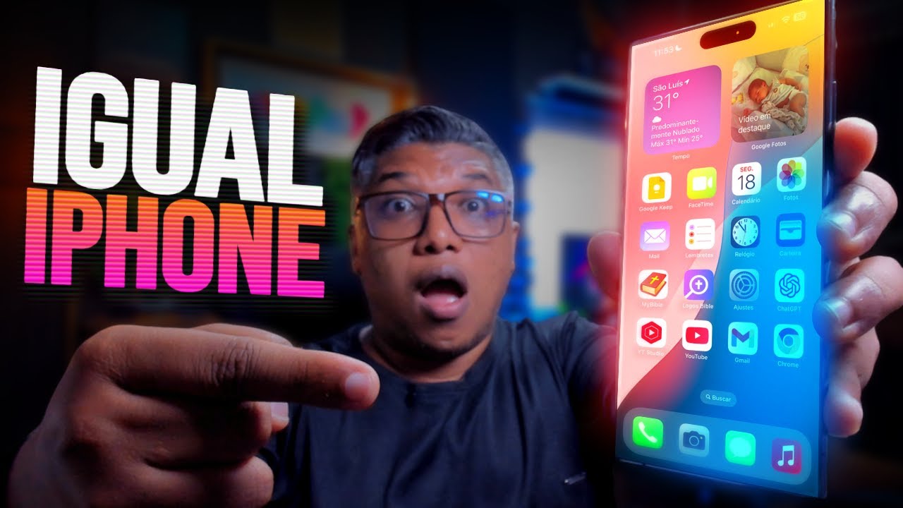 COMO DEIXAR SEU CELULAR ANDROID IGUAL AO IPHONE