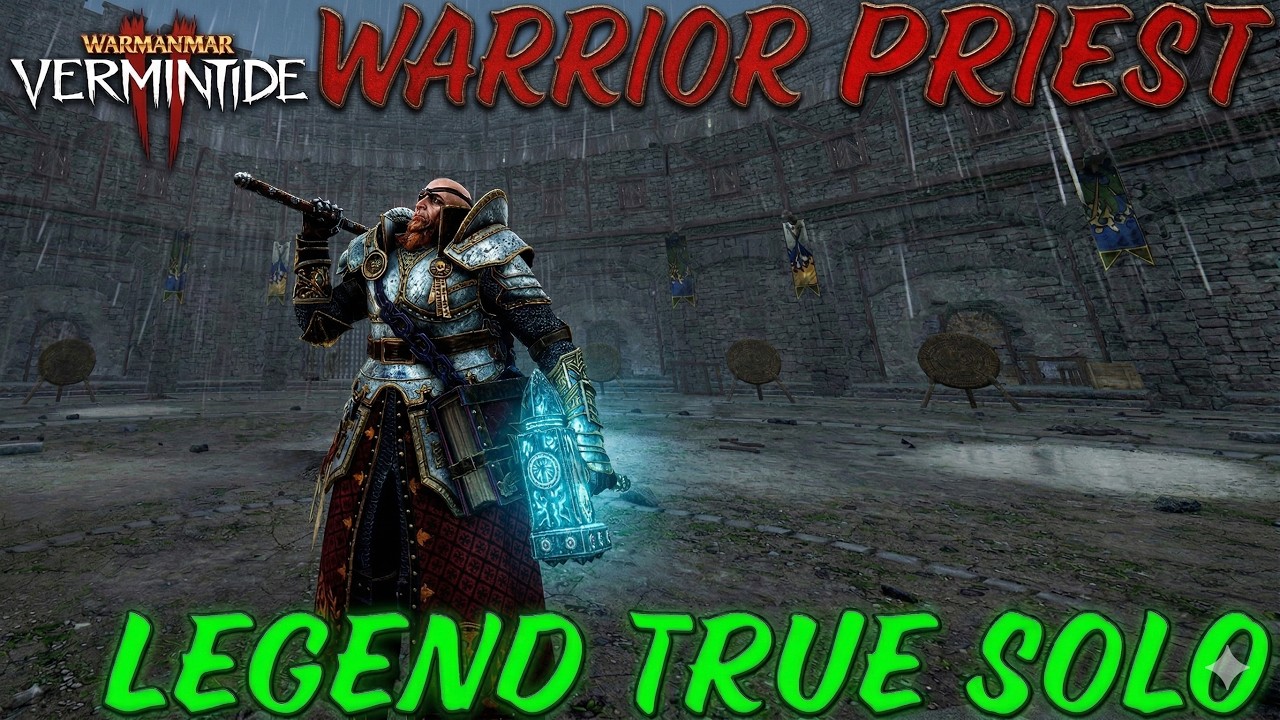 Warrior Priest | Legend True solo | Dual Hammers/Flail Shield | Righteous Stand | Vermintide 2