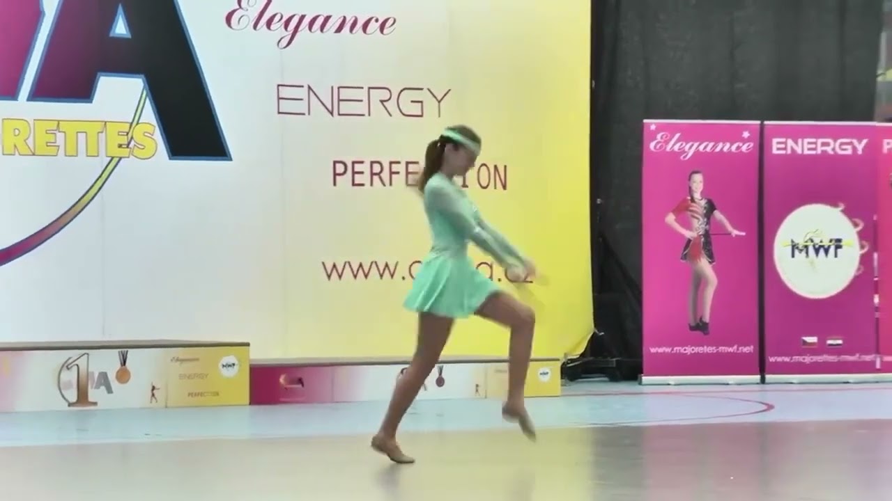 MČR CMA 2023 Mažoretky Pink Havlíčkův Brod Nela Provazníková sólo senior baton hobby