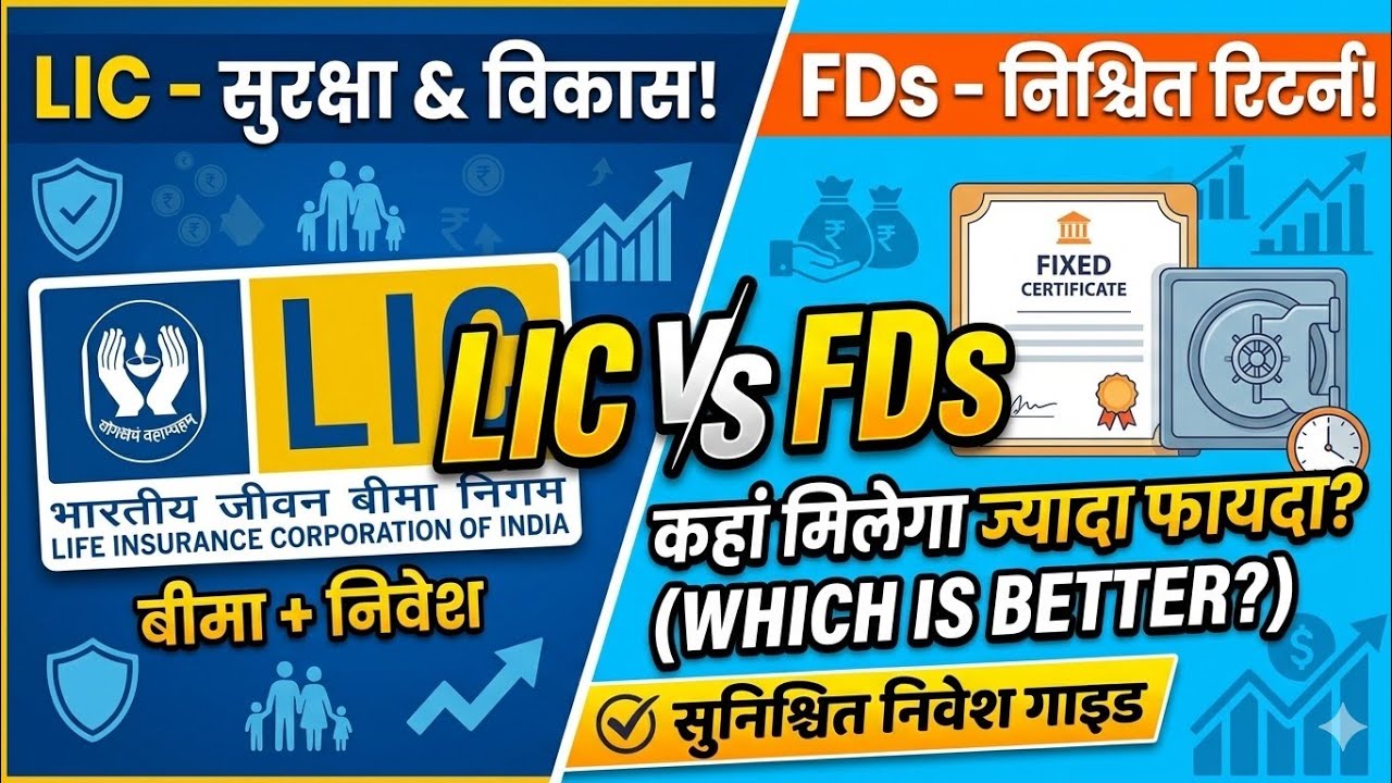 LIC Vs Bank FDs.