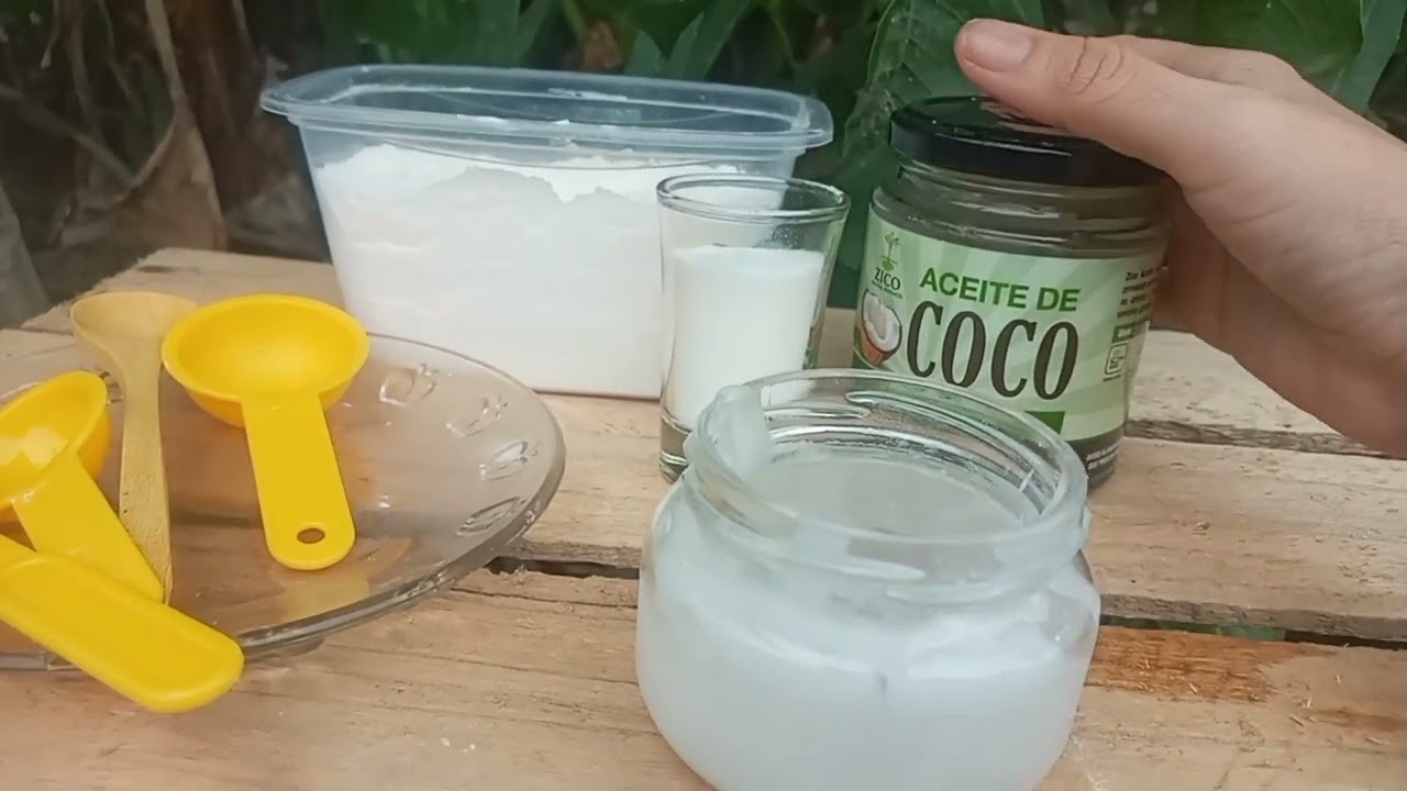 DESODORANTE NATURAL PARA AXILAS SUPER FÁCIL 🥥