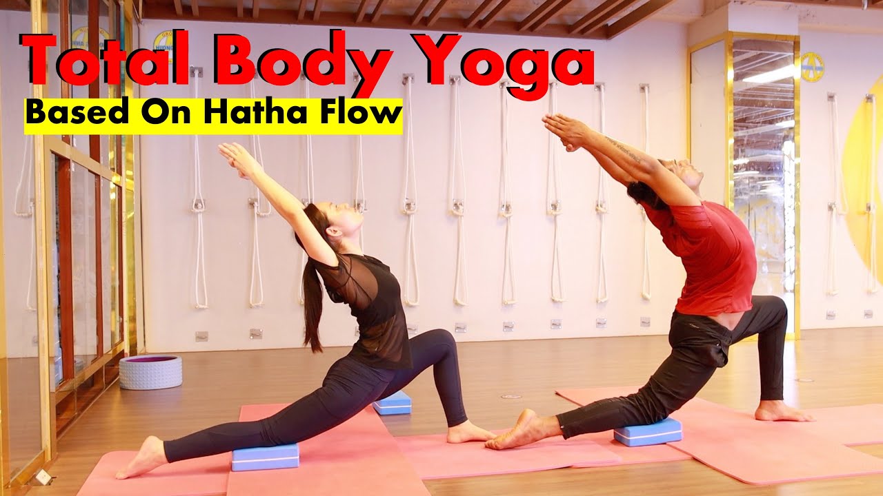 55 Minutes Total Body Yoga - Deep Stretch Based On Hatha Flow | Intermediate Yoga | Yograja