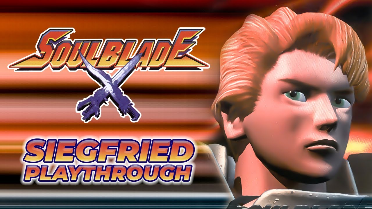 SOUL BLADE (PS1) - SIEGFRIED Arcade Mode Playthrough