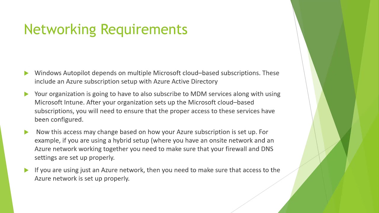 Microsoft MD 100 - Deploying with Windows Autopilot