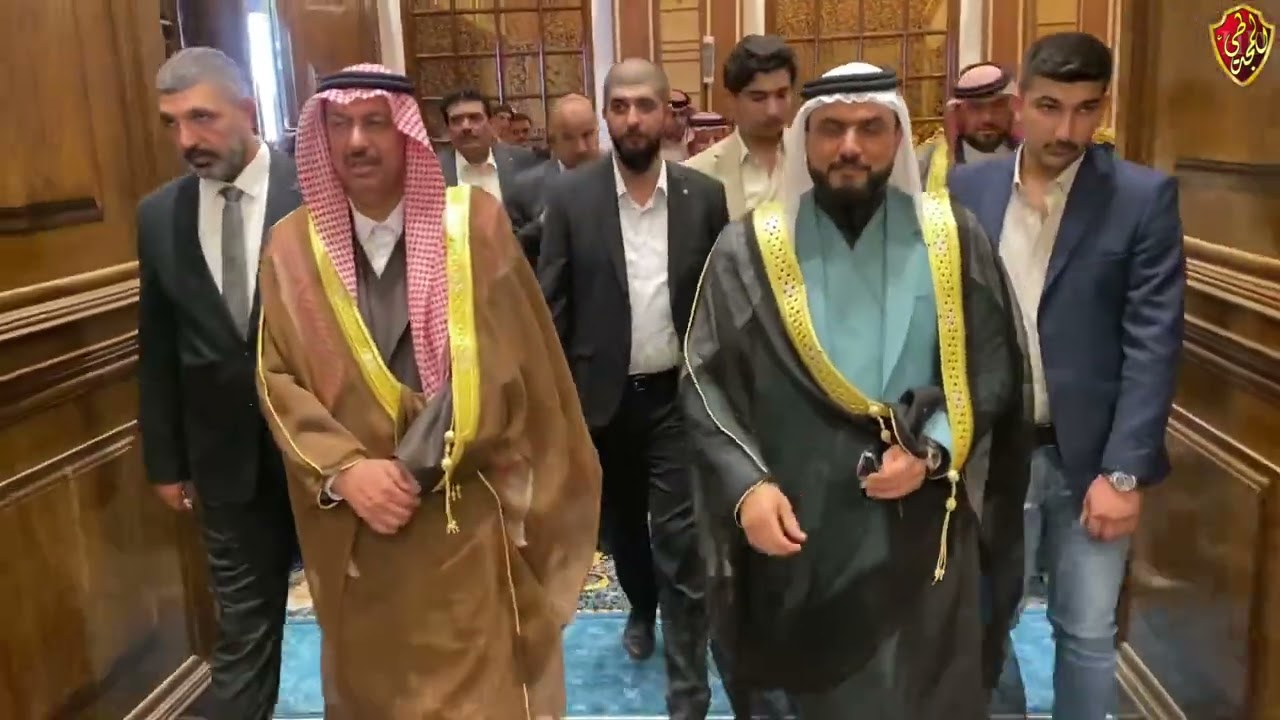 زيارة سمو الأمير صباح غازي الحنش الى مضيف الشيخ كاظم مجيد الصرايفي في محافظة البصرة قضاء الزبير