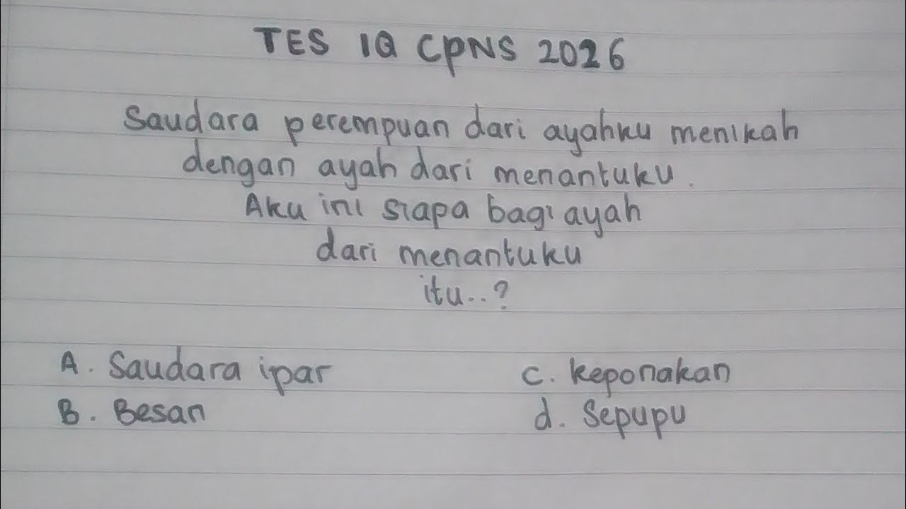 TES IQ CPNS 2026