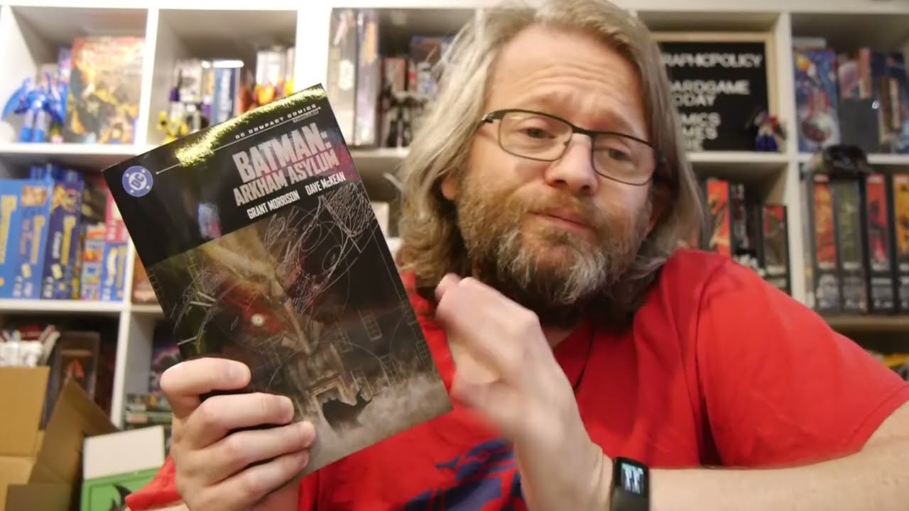 Batman: Arkham Asylum is the first DC Compact Comics Clunker with Text that's Unreadable
