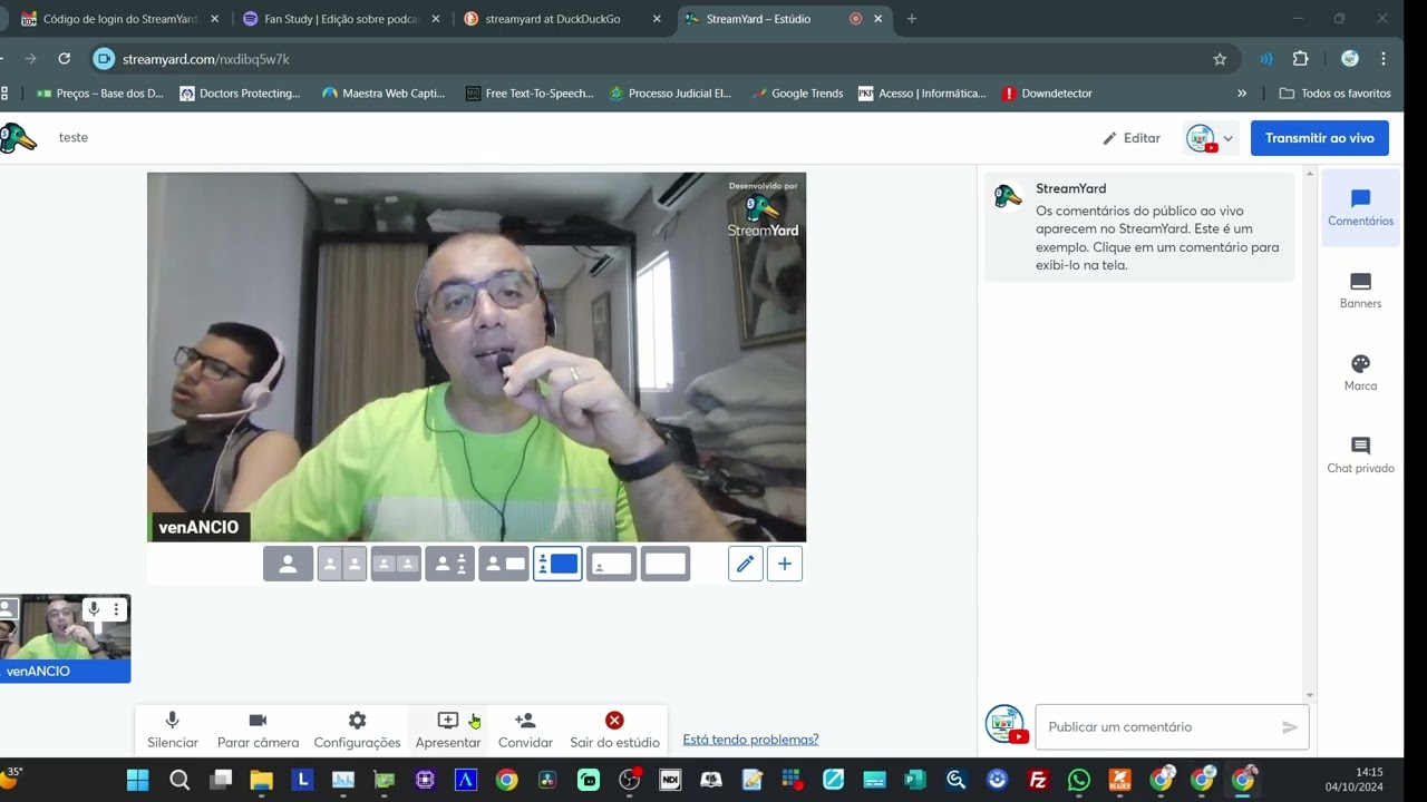 Com transmitir apresentação on-line com poucos recursos 04/10/2024