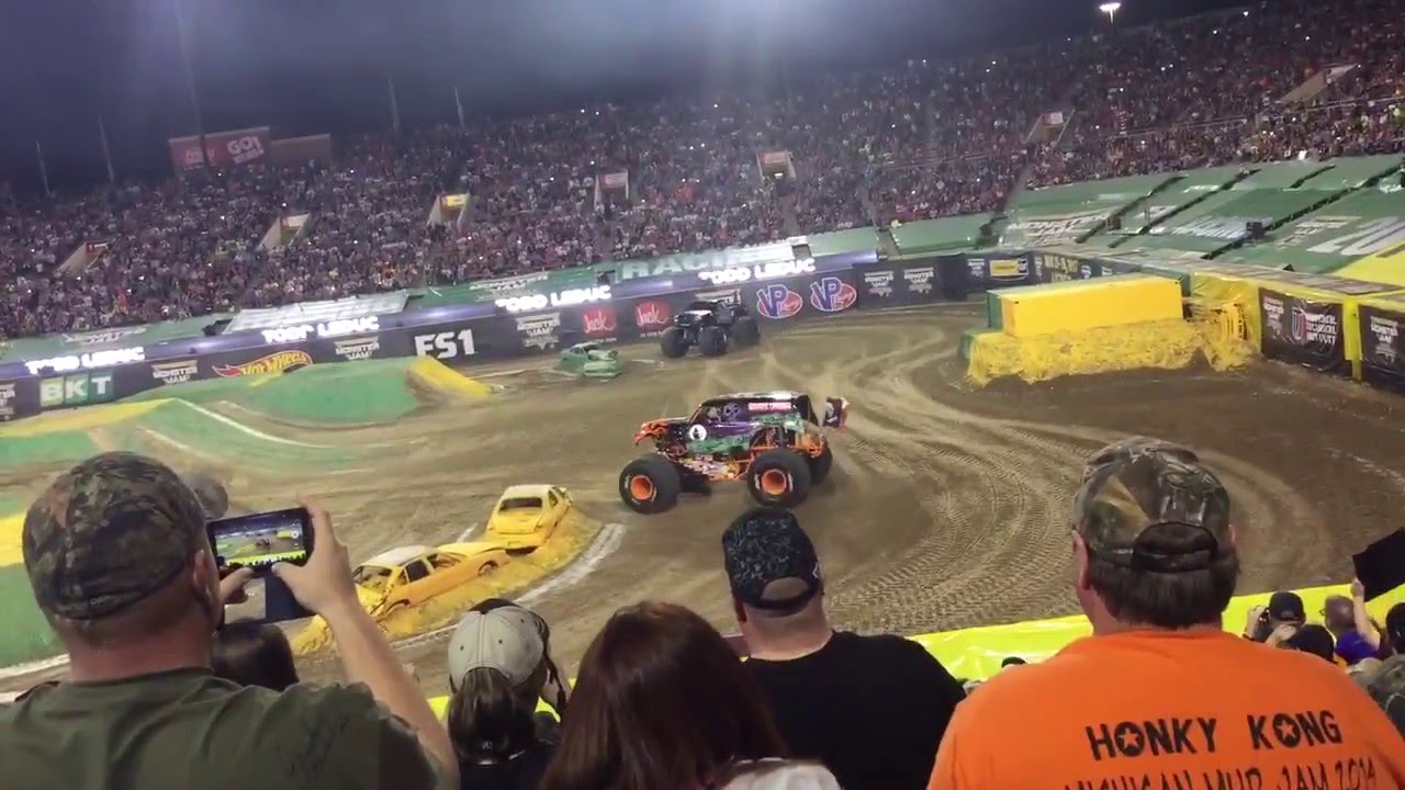 ФИНАЛ МИРА MONSTER JAM 17 ГОНКИ И ВЫСТУПЛЕНИЕ НА БИС