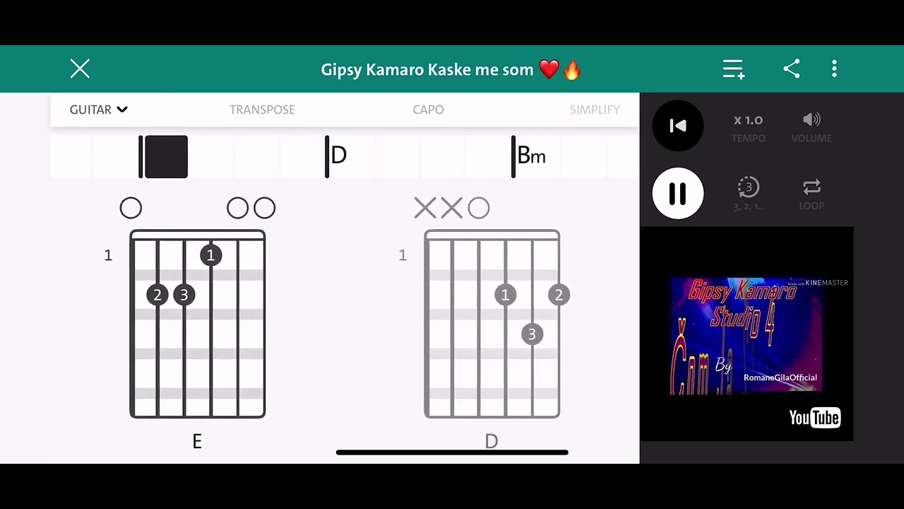 Gipsy Kamaro Kaske me som cover akordy