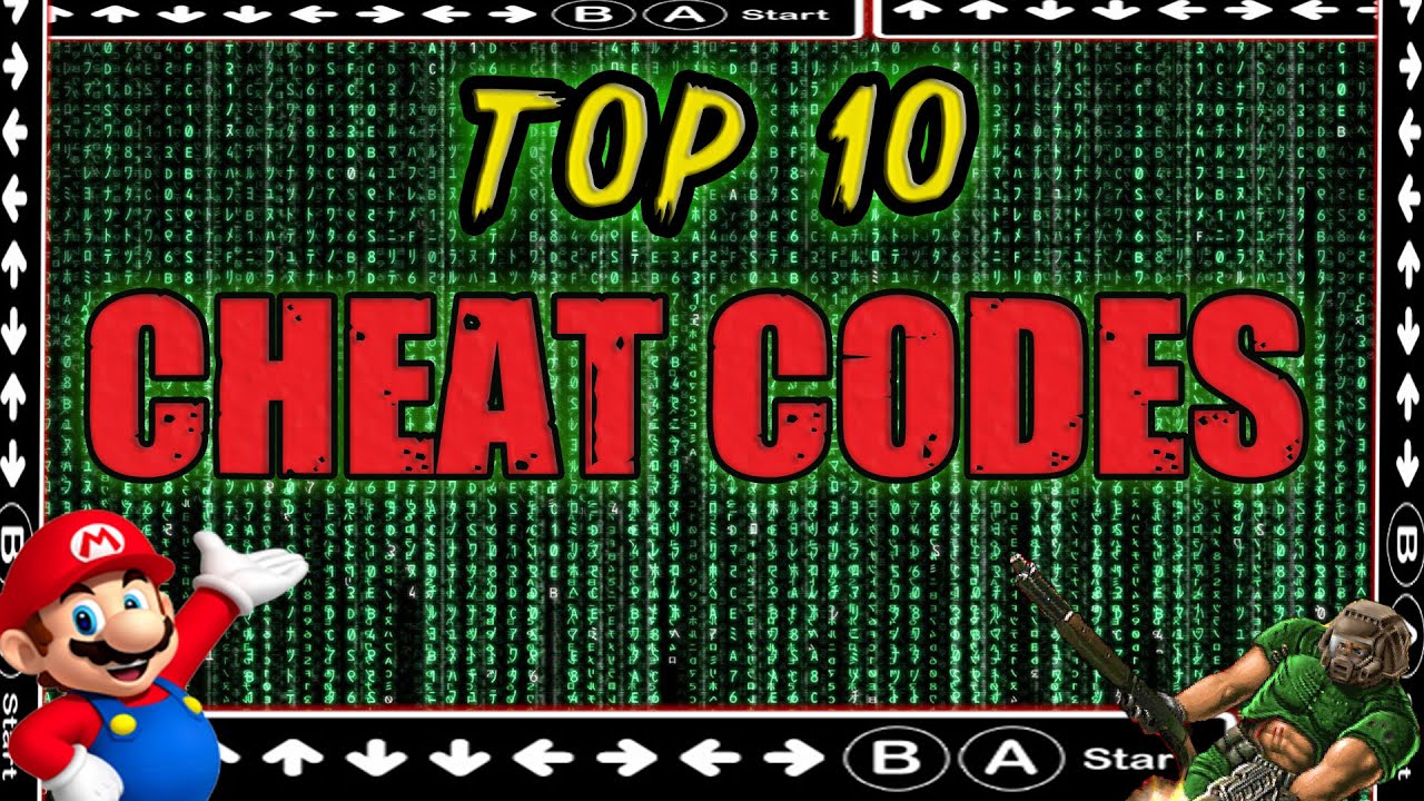 Top 10 Cheat Codes in Video Games