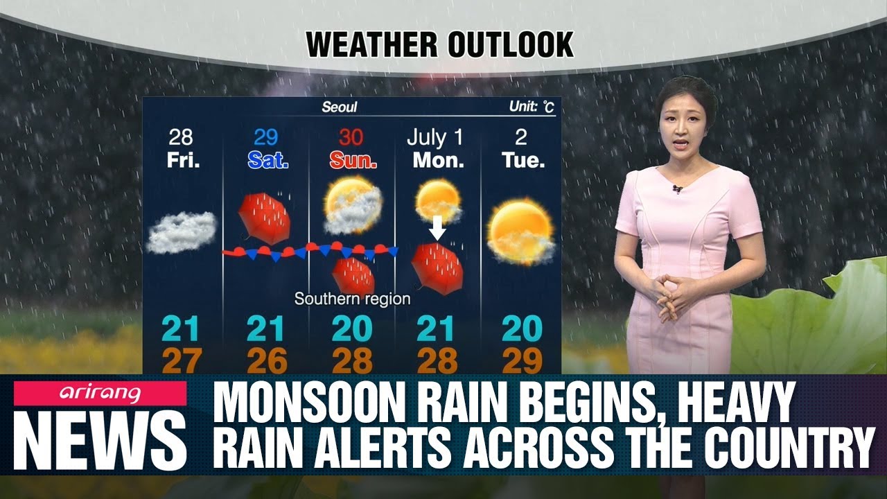 Monsoon rain begins, heavy rain alerts across the country _ 062619