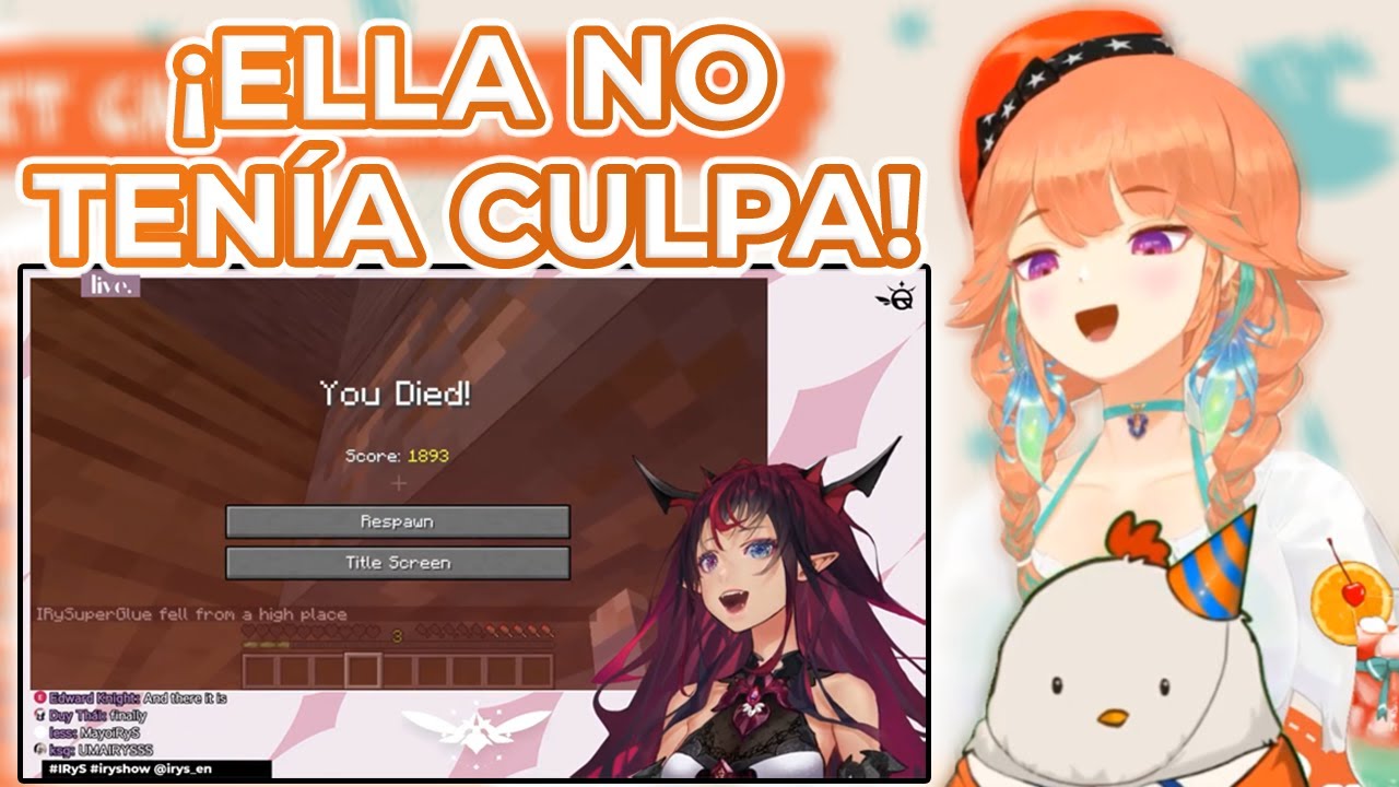 Kiara reacciona a IRyS cayendo al mismo agujero que ella (Hololive Sub Español)