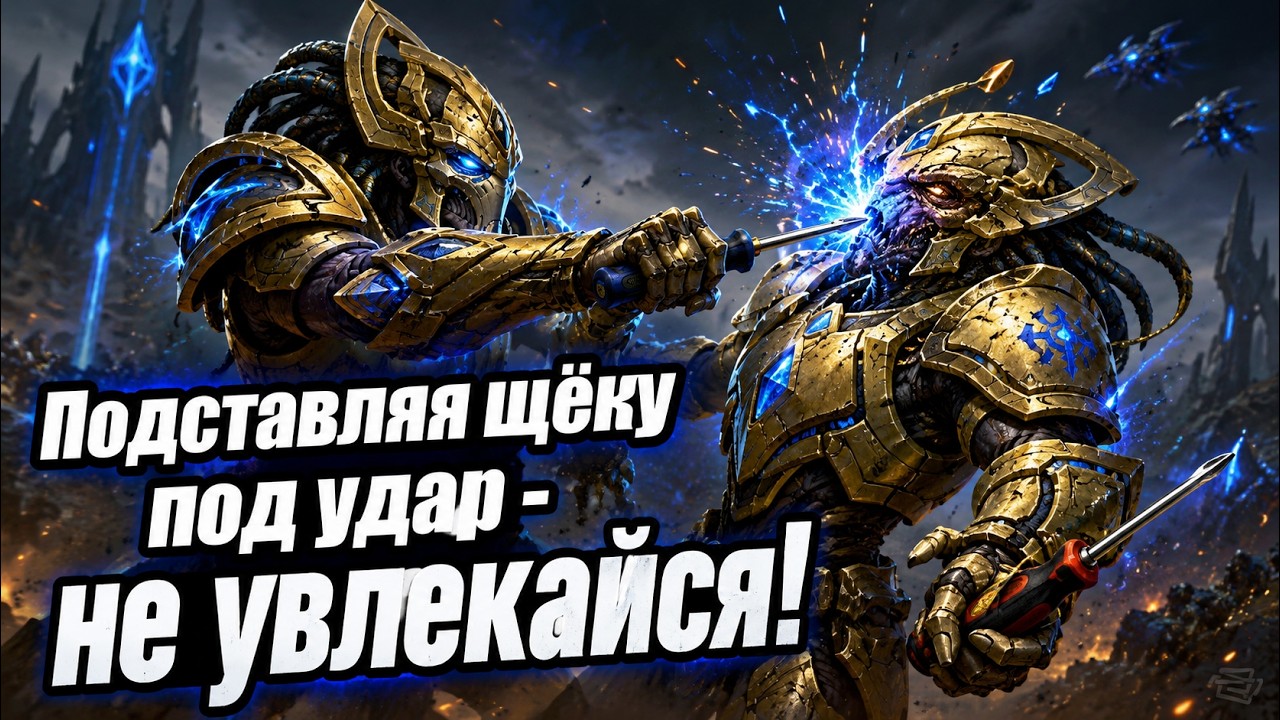 Старкрафт  P vs P Расслабился = получил?