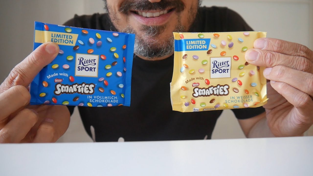 ASMR Dessert &ndash; Ritter Sport Smarties Chocolate