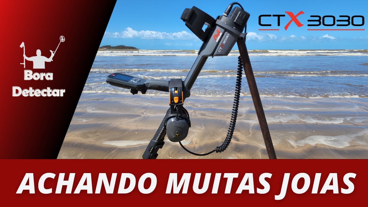 Porque o CTX 3030 é o melhor DETECTOR DE METAL que já usei.
