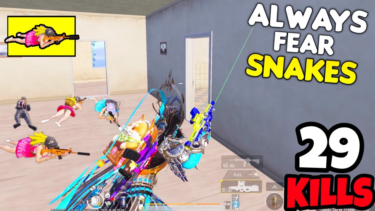 This Match Reminded Me Why You Should Always Fear Snakes &bull; (29 KILLS) &bull; BGMI Gameplay 