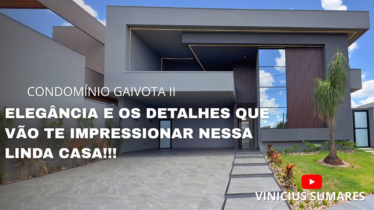 💎CASA CONDOMÍNIO GAIVOTA II - SÃO JOSÉ DO RIO PRETO | OS DETALHES VÃO TE SURPREENDER 