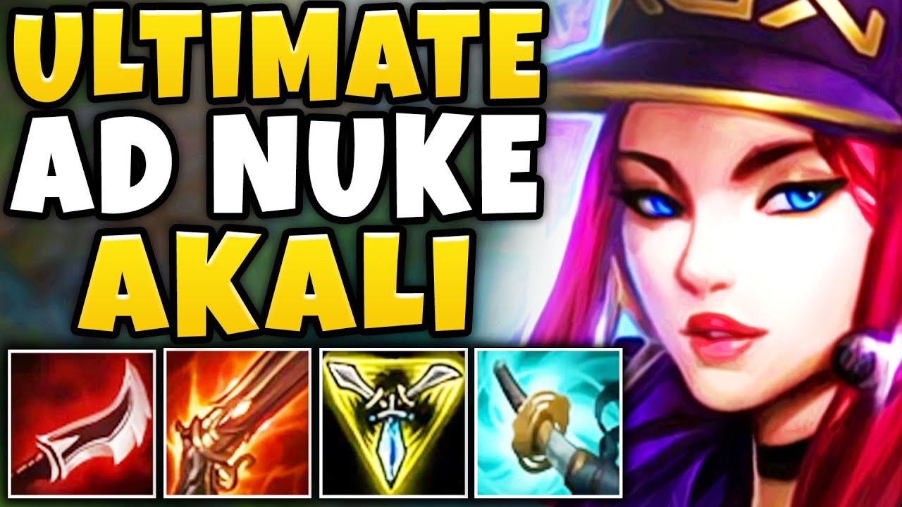 WTF?! *NEW* AD ONE-SHOT AKALI BUILD IS INSANELY OP! - NO ONE CAN FIGHT THIS! - League of Legends