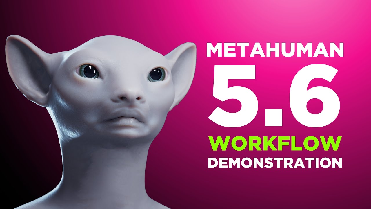 Metahuman 5.6 Realtime Editting Workflow Demonstration | Raw Video | Metapipe 3