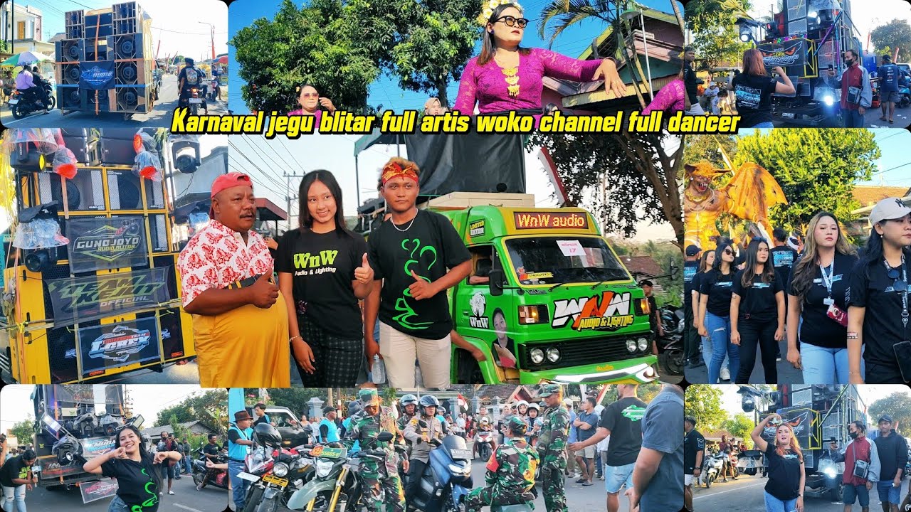 Sempat mediasi alot dengan aparat akhirnya karnaval jegu blitar bersama woko channel di berangkatkan