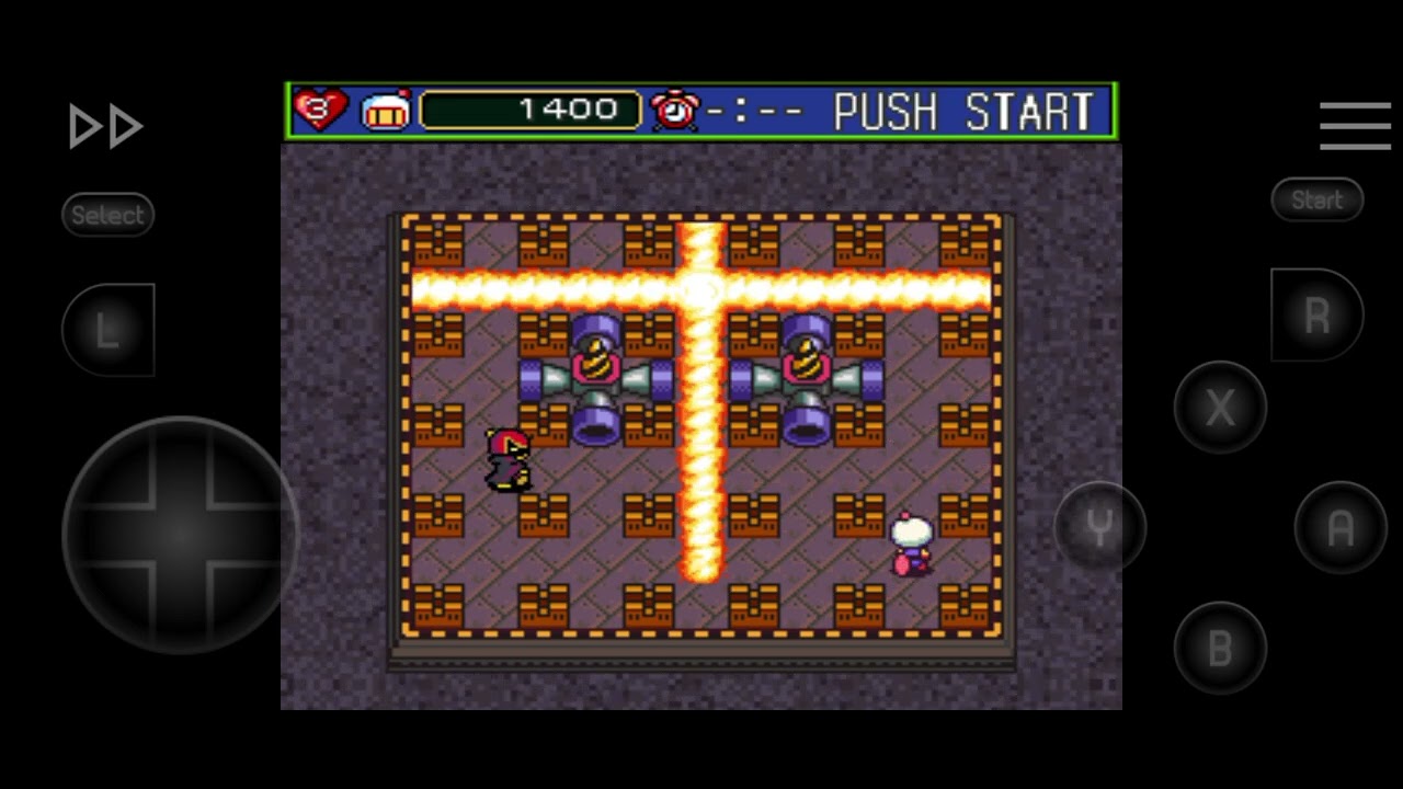 Chefe 4 derrotado super Bomberman 5 
