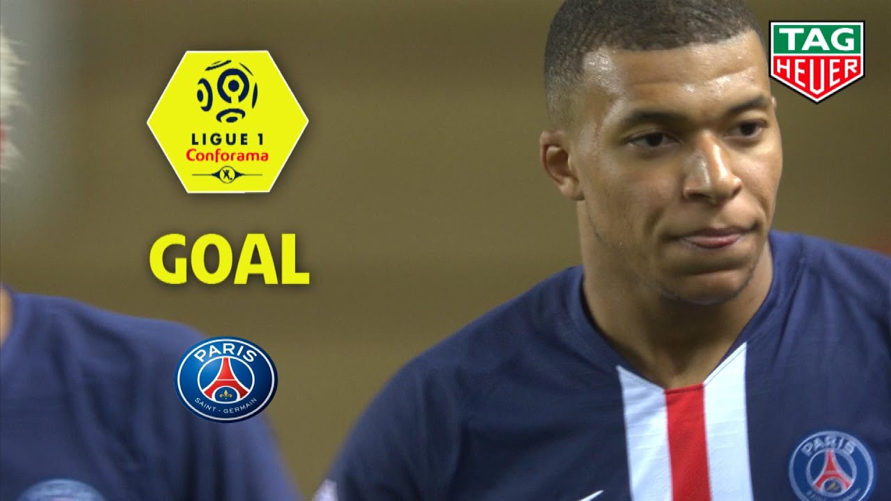 Goal Kylian MBAPPE (24') / AS Monaco - Paris Saint-Germain (1-4) (ASM-PARIS) / 2019-20