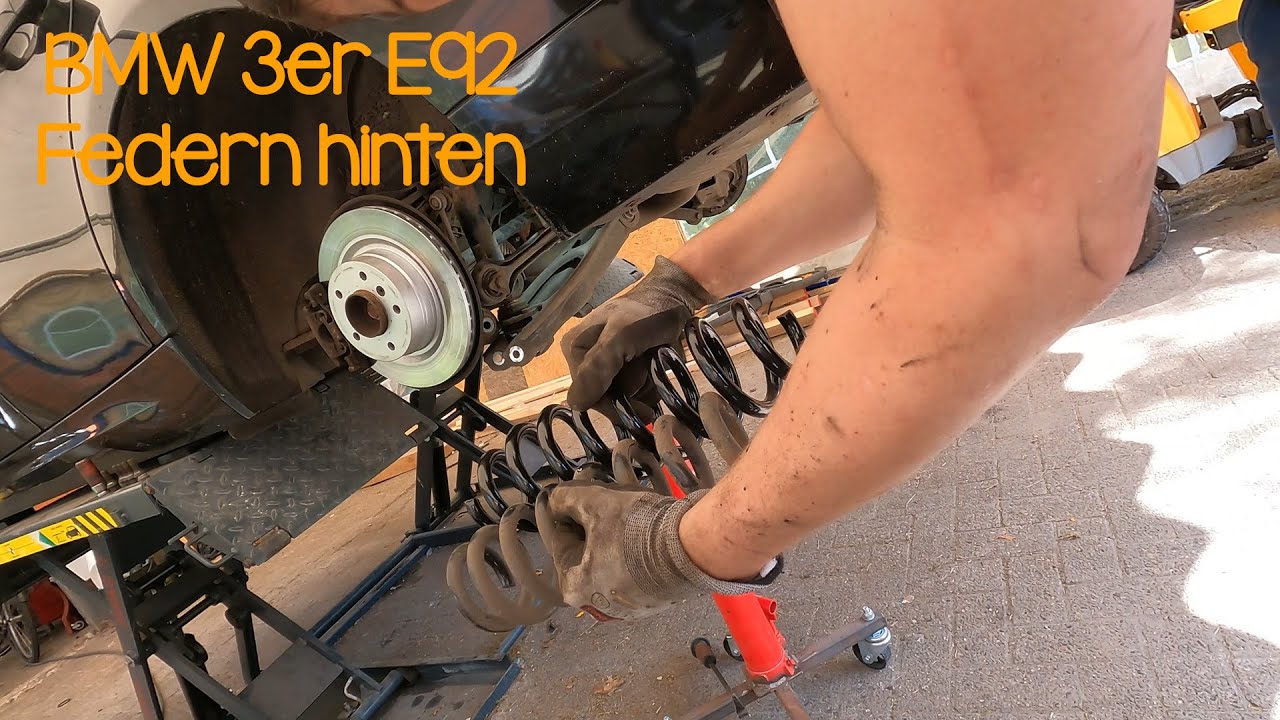 BMW 3er E92 Federn an der Hinterachse erneuern