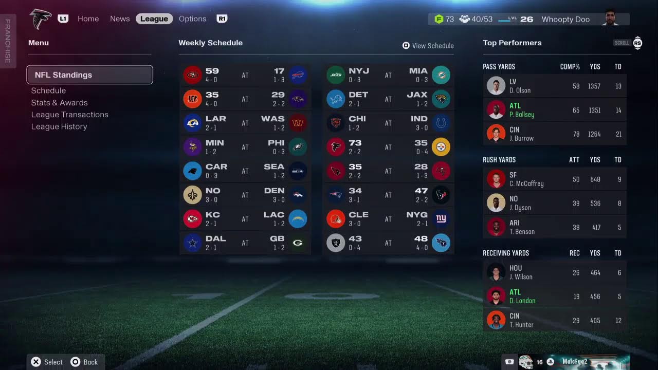 Madden 26 Falcons Franchise